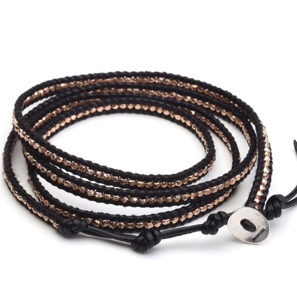 Black & Rose gold Chan Luu Bracelet